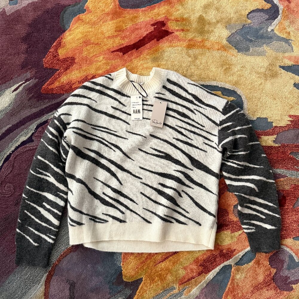 Rails Small Zebra print sweater